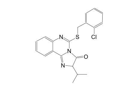 imidazo[1,2-c]quinazolin-3(2H)-one, 5-[[(2-chlorophenyl)methyl]thio]-2-(1-methylethyl)-