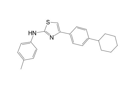 4-(4-Cyclohexylphenyl)-N-(4-methylphenyl)-1,3-thiazol-2-amine