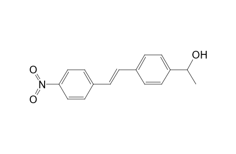 Benzenemethanol, .alpha.-methyl-4-[2-(4-nitrophenyl)ethenyl]-, (E)-