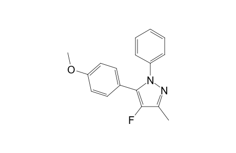 4-Fluoro-5-(4-methoxyphenyl)-3-methyl-1-phenyl-1H-pyrazole