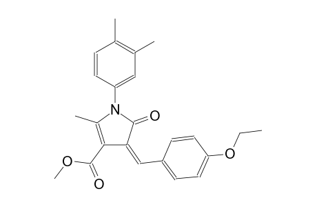 methyl (4Z)-1-(3,4-dimethylphenyl)-4-(4-ethoxybenzylidene)-2-methyl-5-oxo-4,5-dihydro-1H-pyrrole-3-carboxylate