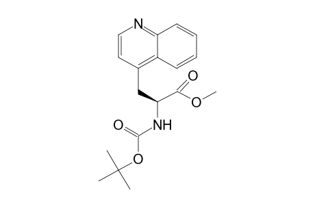 Methyl (-)-(2S)-(tert-butoxycarbonylamino)-3-(4-quinolinyl)propionate