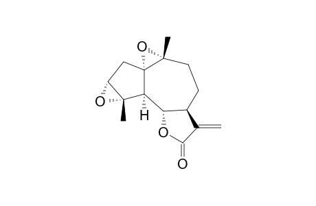 5ALPHAH-1ALPHA,10ALPHA:3ALPHA,4ALPHA-DIEPOXYGUAIA-11(13)-EN-6ALPHA,12-OLIDE