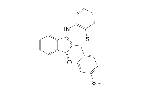 6-[4-(methylsulfanyl)phenyl]-6,12-dihydro-7H-indeno[2,1-c][1,5]benzothiazepin-7-one
