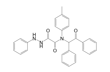 N-(p-Methylphenyl)-N-(.alpha.-benzoylbenzyl)-N'-(phenylamino)oxamide