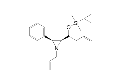 cis-1-Allyl-2-(1-tert-butyldimethylsilyloxy-3-butenyl)-3-phenylaziridine isomer