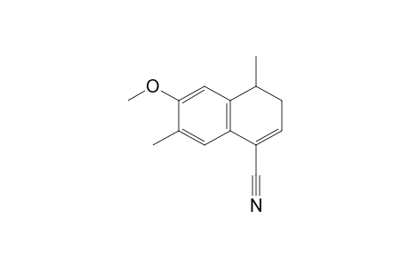 1-Cyano-4,7-dimethyl-6-methoxy-3,4-dihydronaphthalene