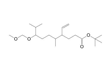 t-Butyl 4-ethenyl-8-(methoxymethoxy)-5,9-dimethyldecanoate