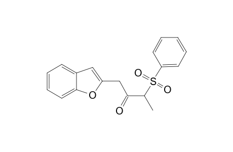 2-[3'-(Benzenesulfonyl)-2'-oxobutyl]-2,3-benzo[b]furan