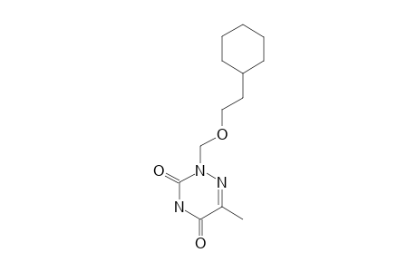 1-(2-CYCLOHEXYLETHOXYMETHYL)-5-METHYL-6-AZAURACIL