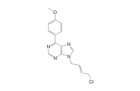 N9-[(E)-4'-CHLORO-2'-BUTENYL-1'-YL]-6-(4-METHOXYPHENYL)-PURINE