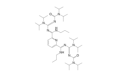 (3Z)-3-[(diisopropylamino)-[[C-[6-[N-[(Z)-N'-(diisopropylcarbamoyl)-N,N-diisopropyl-amidino]-N'-propyl-amidino]-2-pyridyl]-N-propyl-carbonimidoyl]amino]methylene]-1,1-diisopropyl-urea