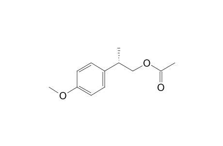 (S) 2-(4-Methoxyphenyl)-propan-1-yl Acetate
