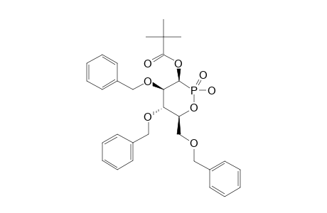 (2S,3R,4S,5S,6R)-4,5-BIS-(BENZYLOXY)-6-((BENZYLOXY)-METHYL)-2-HYDROXY-2-OXIDO-1,2-OXAPHOSPHINANE-3-YL-PIVALATE