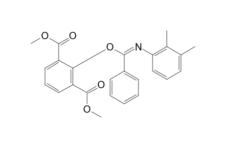 2-hydroxyisophthalic acid, dimethyl ester, N-(2,3-xylyl)benzimidate