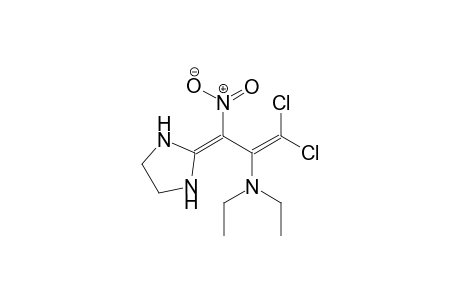 1,1-dichloro-N,N-diethyl-3-(2-imidazolidinylidene)-3-nitro-1-propen-2-amine