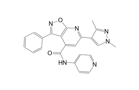 isoxazolo[5,4-b]pyridine-4-carboxamide, 6-(1,3-dimethyl-1H-pyrazol-4-yl)-3-phenyl-N-(4-pyridinyl)-