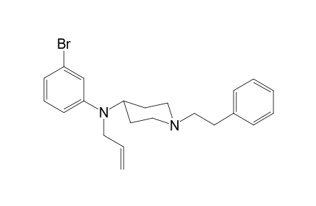 N-(3-Bromophenyl)-N-(prop-2-en-1-yl)-1-(2-phenylethyl)piperidin-4-amine