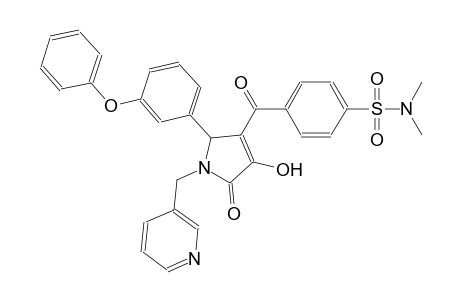 benzenesulfonamide, 4-[[2,5-dihydro-4-hydroxy-5-oxo-2-(3-phenoxyphenyl)-1-(3-pyridinylmethyl)-1H-pyrrol-3-yl]carbonyl]-N,N-dimethyl-