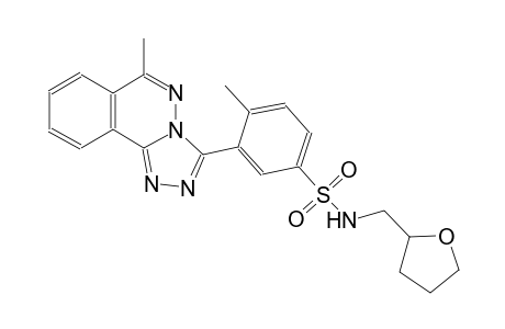 4-methyl-3-(6-methyl[1,2,4]triazolo[3,4-a]phthalazin-3-yl)-N-(tetrahydro-2-furanylmethyl)benzenesulfonamide