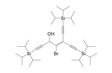 4-Bromo-1,7-bis(triisopropylsilyl)-5-[(triisopropylsilyl)ethynyl]hept-4-ene-1,6-diyn-3-ol