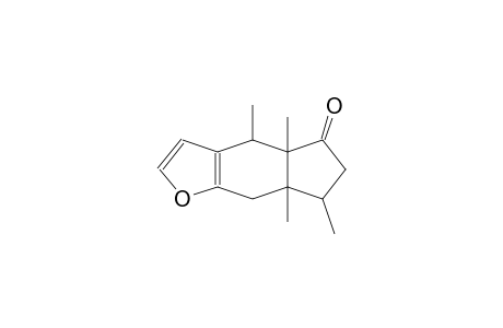 5H-INDENO[5,6-B]FURAN-5-ONE, 4,4A,6,7,7A,8-HEXAHYDRO-4,4A,7,7A-TETRAMETHYL-