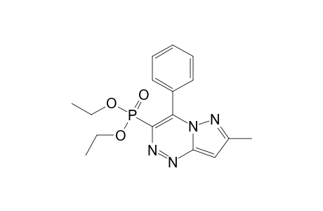 7-METHYL-4-PHENYLPYRAZOLO-[3,2-C]-[1,2,4]-TRIAZIN-3-YL-PHOSPHONIC-ACID-DIETHYLESTER