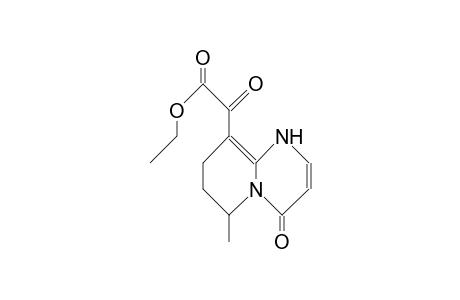 9-Ethoxalyl-6-methyl-1,6,7,8-tetrahydro-pyrido(1 ,2-A)pyrimidin-4-one