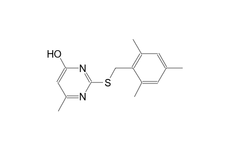 6-Methyl-2-(2,4,6-trimethyl-benzylsulfanyl)-pyrimidin-4-ol