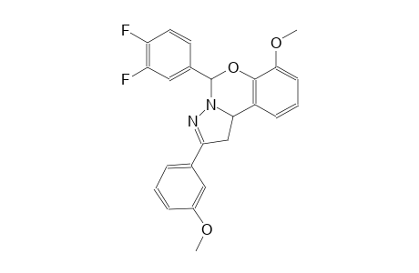 pyrazolo[1,5-c][1,3]benzoxazine, 5-(3,4-difluorophenyl)-1,10b-dihydro-7-methoxy-2-(3-methoxyphenyl)-
