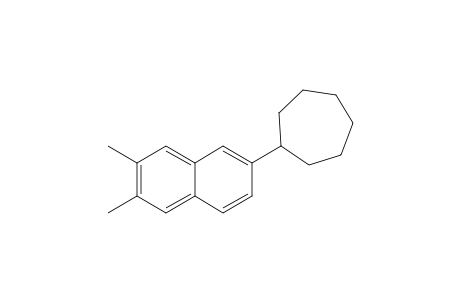 6-Cycloheptyl-2,3-dimethylnaphthalene