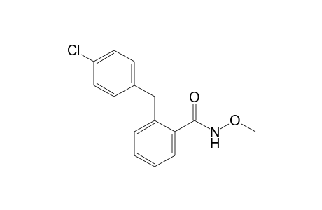 2-[(4-chlorophenyl)methyl]-N-methoxy-benzamide