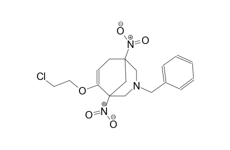 3-Azabicyclo[3.3.1]non-6-ene, 3-benzyl-6-(2-chloroethyl)-5,9-dinitro-
