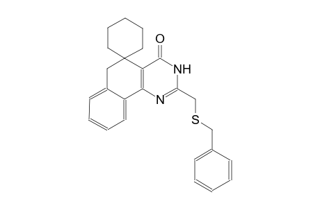 2-((benzylthio)methyl)-3H-spiro[benzo[h]quinazoline-5,1'-cyclohexan]-4(6H)-one