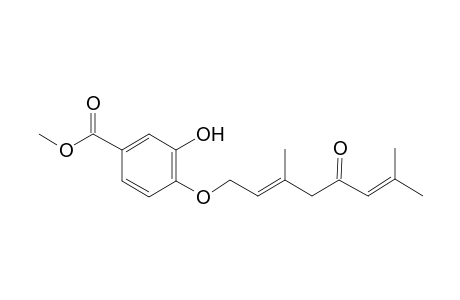 METHYL-4-[((2E)-3,7-DIMETHYL-5-OXO-2,6-OCTADIENYL)-OXY]-3-METHOXYBENZOATE