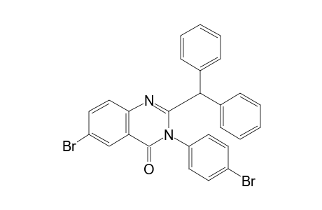 2-(Diphenylmethyl)-3-(p-bromophenyl)-6-bromoquinazolin-4-one