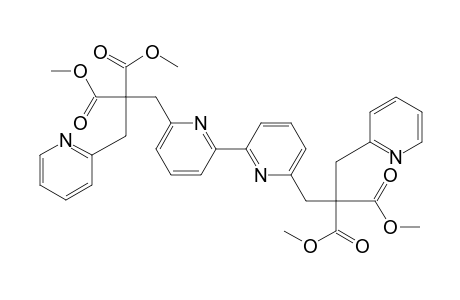 Propanedioic acid, 2,2'-[[2,2'-bipyridine]-6,6'-diylbis(methylene)]bis[2-(2-pyridinylmethyl)-, tetramethyl ester