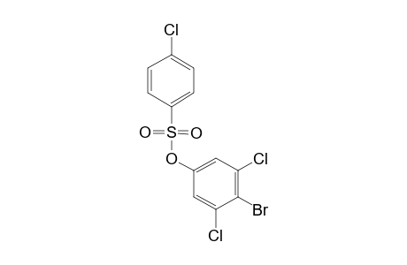 p-CHLOROBENZENESULFONIC ACID, 4-BROMO-3,5-DICHLOROPHENYL ESTER