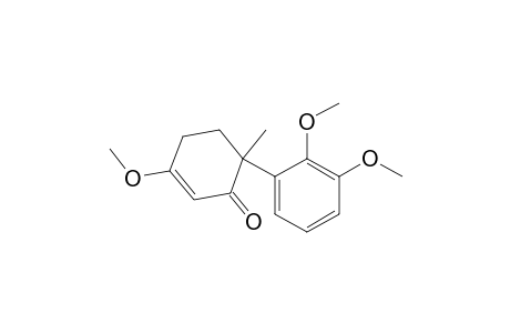 6-(2,3-dimethoxyphenyl)-3-methoxy-6-methyl-1-cyclohex-2-enone