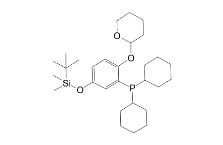 [5-(tert-Butyldimethylsilanoxy)-2-(tetrahydropyran-2-yloxy)phenyl]dicyclohexylphosphane