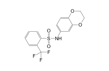 N-(2,3-dihydro-1,4-benzodioxin-6-yl)-2-(trifluoromethyl)benzenesulfonamide