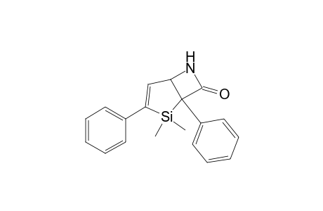 2,2-Dimethyl-1,3-diphenyl-6-aza-2-silabicyclo[3.2.0]hept-3-ene-7-one