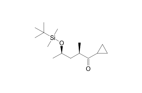 (2R,4R)-4-((tert-butyldimethylsilyl)oxy)-1-cyclopropyl-2-methylpentan-1-one