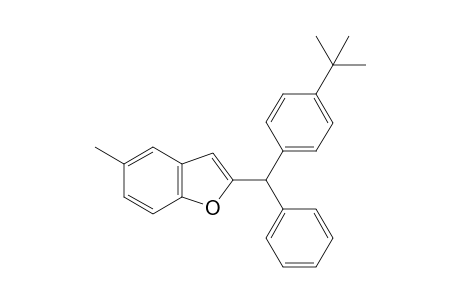 2-((4-(tert-butyl)phenyl)(phenyl)methyl)-5-methylbenzofuran