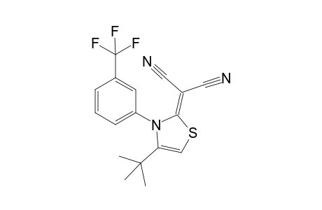 2- [4-tert-butyl-3-(3-trifluoromethylphenyl)-2,3-dihydrothiazole-2-ylidene]malonic acid dinitrile