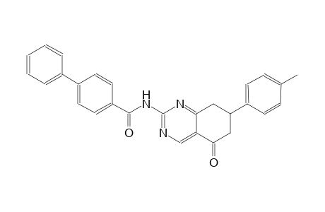 N-[7-(4-methylphenyl)-5-oxo-5,6,7,8-tetrahydro-2-quinazolinyl][1,1'-biphenyl]-4-carboxamide