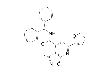 isoxazolo[5,4-b]pyridine-4-carboxamide, N-(diphenylmethyl)-6-(2-furanyl)-3-methyl-