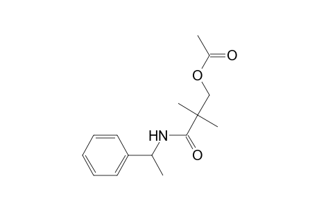 (1's)-n-(1'-phenylethyl)-3-acetoxy-2,2-dimethylpropanamide