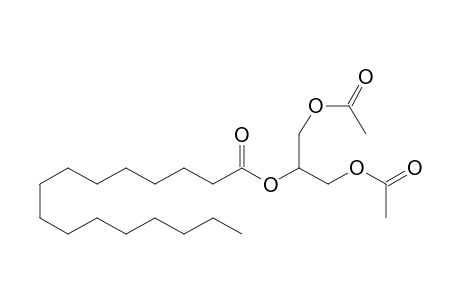 Hexadecanoic acid, 2-(acetyloxy)-1-[(acetyloxy)methyl]ethyl ester