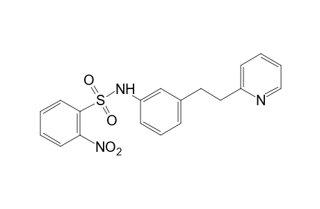 2-nitro-3'-[2-(2-pyridyl)ethyl]benzenesulfonanilide